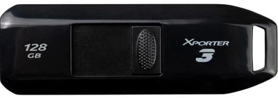 Флеш накопичувач USB 128Gb Patriot Xporter 3, Black, USB 3.2 Gen 1, до 80 МБ/с (PSF128GX3B3U)