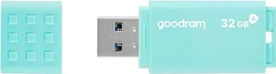 Флеш накопитель USB 32Gb Goodram UME3 "Care", Green, USB 3.2 Gen 1, до 60/20 МБ/с (UME3-0320CRR11)