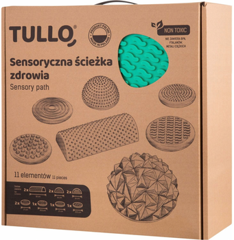 Ścieżka sensoryczna Tullo do rehabilitacji 11 elementów (5905094774897)