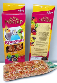 Лакомство для птиц - крекер ягодный "Нектар" Лори - уп. 2 шт
