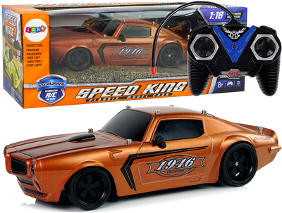 Auto sportowe zdalnie sterowane LEAN Toys Champion 1:18 Brązowe (5904665991183)