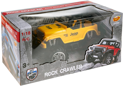 Джип на радіокеруванні Smily Play Junior Rock Crawler Жовтий (5905375839727)