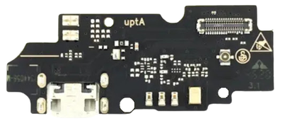 Шлейф ZTE Blade A3 2020 з роз'ємом зарядки з мікрофоном плата зарядки High Copy