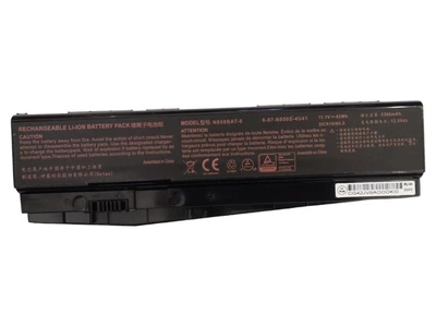 Аккумулятор для ноутбука Clevo N850, N855, N857, N870, N871, N875, Hyperbook N85, N85S, N87, N87S N850BAT-6 5300mah 62Wh