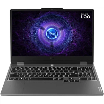 Ноутбук Lenovo 15 LOQ 15IAX9 1920x1080/i5-12450HX/16/512/RTX 4060 8GB/DOS/Luna grey (83GS00BKRA)