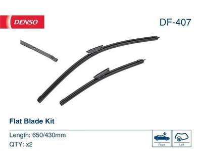 Комплект щеток стеклоочистителя DENSO бескаркасные 650/430 мм (DF-407)