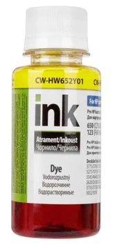 Чернила ColorWay HP 46/123/650/652, Yellow, 100 мл (CW-HW652Y01)