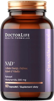 Suplement diety Doctor Life Nad+ Nicotinamide Riboside 60 kapsułek (5905692385389)