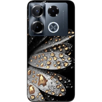 Силиконовый чехол SMTT для Infinix Note 40 Pro (Х6850) с картинкой Цветок