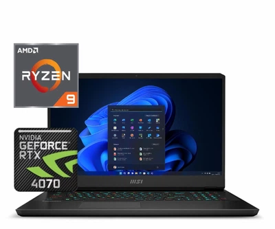 Ноутбук (2024) игровой MSI Alpha 17 R9-7945HS/ 64GB / 1TB/ RTX4070 / 17.3" 240Hz