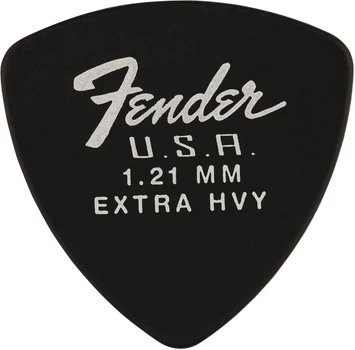 Набор медиаторов Fender 346 Shape Dura-tone 1.21 Delrin Picks Black 12 Pack