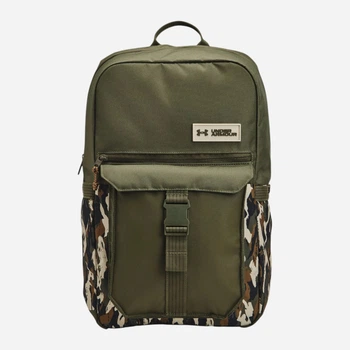 Рюкзак спортивный тканевый 23 л вмещает формат А4 Under Armour Triumph Campus BP 23L 1384462-390 Оливковый (196886297419)