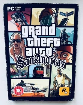 Grand Theft Auto San Andreas, английская версия - диск для PC, Б/У