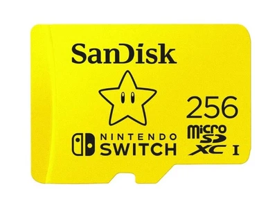 SanDisk Nintendo Switch microSDXC 256GB UHS-I V30 (SDSQXAO-256G