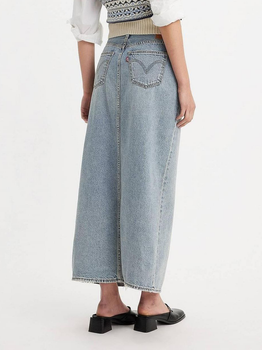 Spódnica trapezowa damska jeansowa Ankle Column Skirt