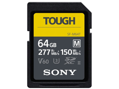 Карта пам'яті Sony 64GB SDXC C10 UHS-II U3 V60 Tough (SFM64T.SYM)