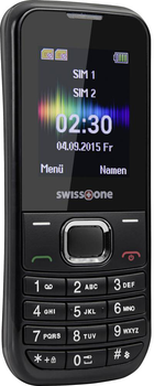 Telefon komórkowy Swisstone SC230 Black (4260117672637)