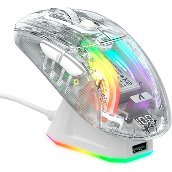 Бездротова ігрова мишка Attack SHARK X2 Pro (4000DPI, 2.4G, RGB, white)