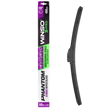 Щетка стеклоочистителя гибридная Winso Pro Phantom 19/480мм 118480
