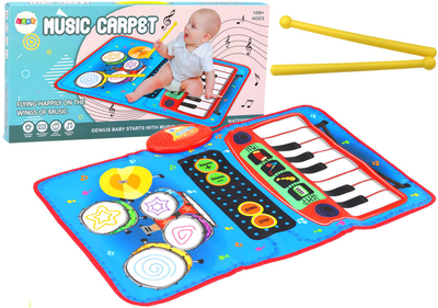 Muzyczna mata LEAN Toys 2w1 Pianino-perkusja (5905991010791)