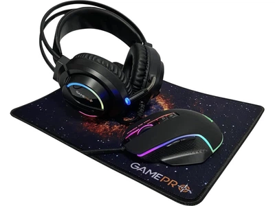Комплект (миша + гарнітура + килимок) GamePro GS890
