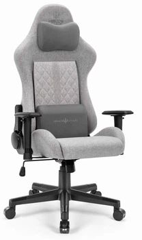 Компьютерное кресло Hell's Chair HC-1006 Grey-Black ткань (5905496912224)