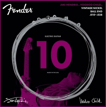 Струны для электрогитар Fender Jimi Hendrix Voodoo Child 10-38 Electric Guitar Strings
