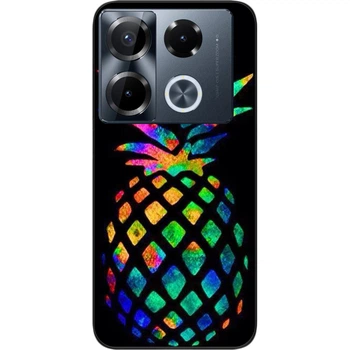 Силиконовый чехол SMTT для Infinix Note 40 Pro (Х6850) с картинкой Ананас