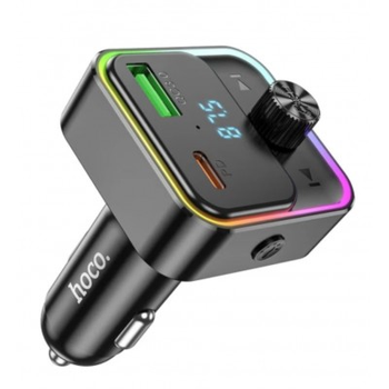 FM-модулятор Hoco E81 Fantasy PD30W+QC3.0 car BT FM transmitter Black