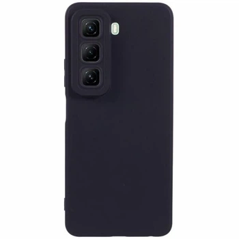 Силіконовий (TPU) чохол Deexe Matte Case для Infinix Hot 50 - Black