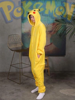 Піжама чоловіча кігурумі Kigurumi Пікачу L жовта