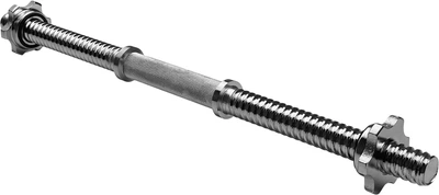 Гантельный гриф EasyFit EF-8047 50 см, Ø 25 мм цельнолитой с винтовыми замками для гантели хромированный (56000059)