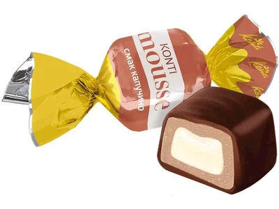Цукерки КОНТІ 1кг "Konti-mousse" смак капучино
