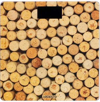 Ваги Ardesto підлогові Cork, 150кг, AAAx2 в комплекті, скло, багатокольорові (SCB-965CORK)