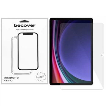 Стекло защитное BeCover Samsung Galaxy Tab S10 Plus /S9 Plus 12.4" [94075]