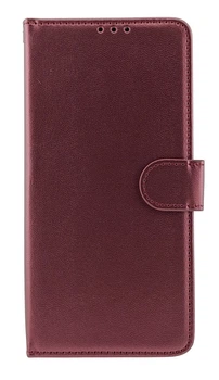 Чохол книжка Leather Flip для Samsung Galaxy A24 4G / A245 на магніті з підставкою бордовий