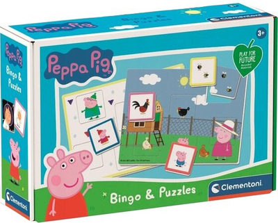 Gra planszowa Clementoni Świnka Peppa Bingo (8005125167371)