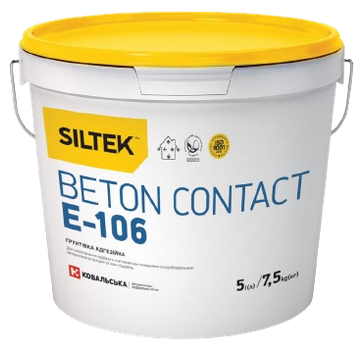 Грунтовка Siltek E-106 Beton Contact адгезионная, 5 л