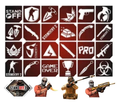 Трафареты для блеск тату, глитер тату для детей Stand Off 24 шт арт.92