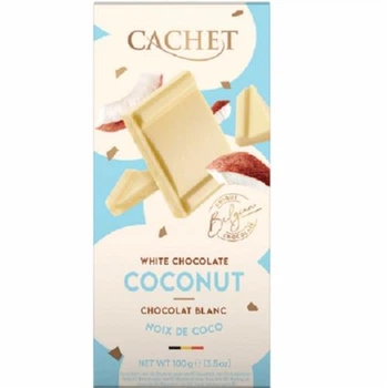 Белый шоколад Cachet Coconut White 100 г