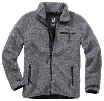 Куртка Brandit Teddyfleece Jacket L Сірий ( 5021.5.L)