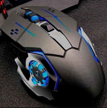 Ігрова миша Bautech Kinbas X-6 з RGB підсвічуванням чорна