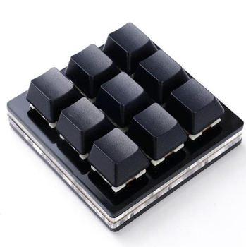 Клавіатура Sayo механічна програмована USB RGB 9 клавіш чорний