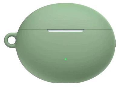 Силиконовый чехол Nik с карабином для Huawei FreeBuds 6i / фисташковый