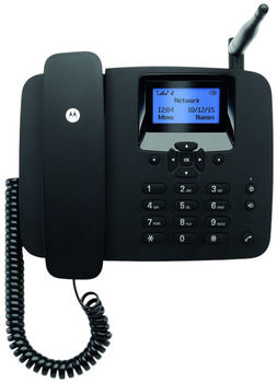 Telefon stacjonarny Motorola FW200L Black (5055374703014)