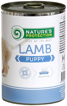 Mokra karma dla szczeniąt Nature's Protection Puppy Lamb z jagnięciną 400 g (KIK24627) (4771317246271)