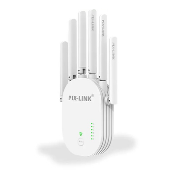 Ретранслятор Wi-Fi сигнала Pix-Link WR60T 802.11N/B/G 300 Mbps 2.4 GHz White (3_05681)