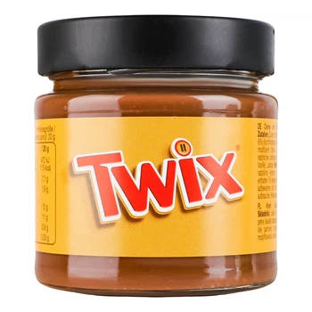 Шоколадно-карамельная паста с кусочками печенья Twix 200 г