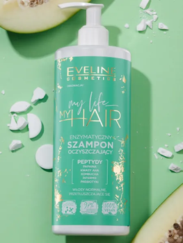 Шампунь для волосся Eveline Cosmetics My Life My Hair ензимний очищувальний 400 мл (5903416035169)