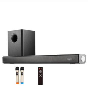 Саундбар караоке Samtronic SM5100, 150 ВТ з двома мікрофонами